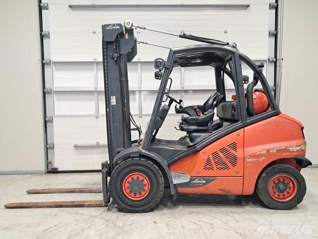 Linde H50T-02 LPG heftrucks