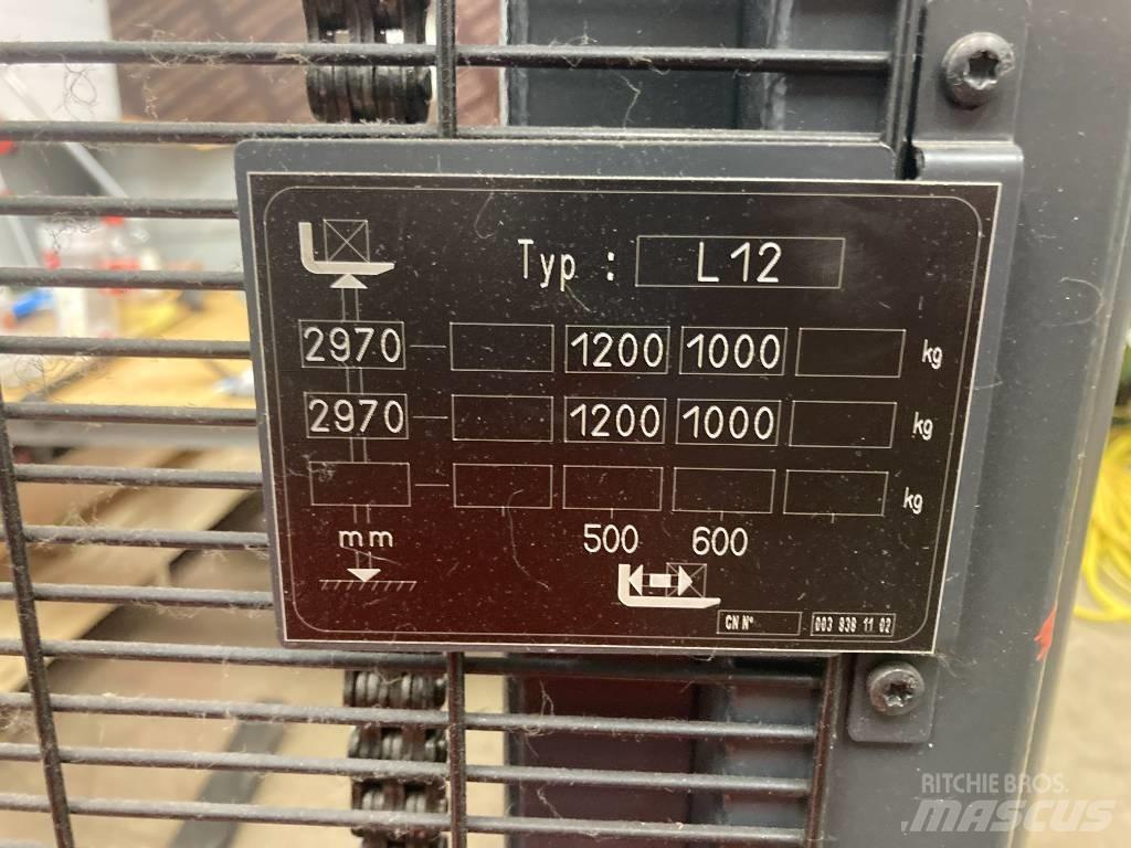 Linde L12AC Meeloop stapelaar
