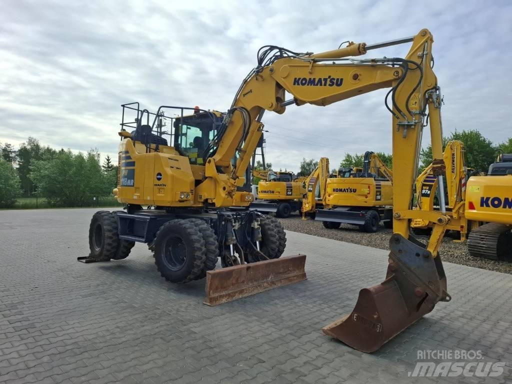 Komatsu PW 118MR-11 Wielgraafmachines