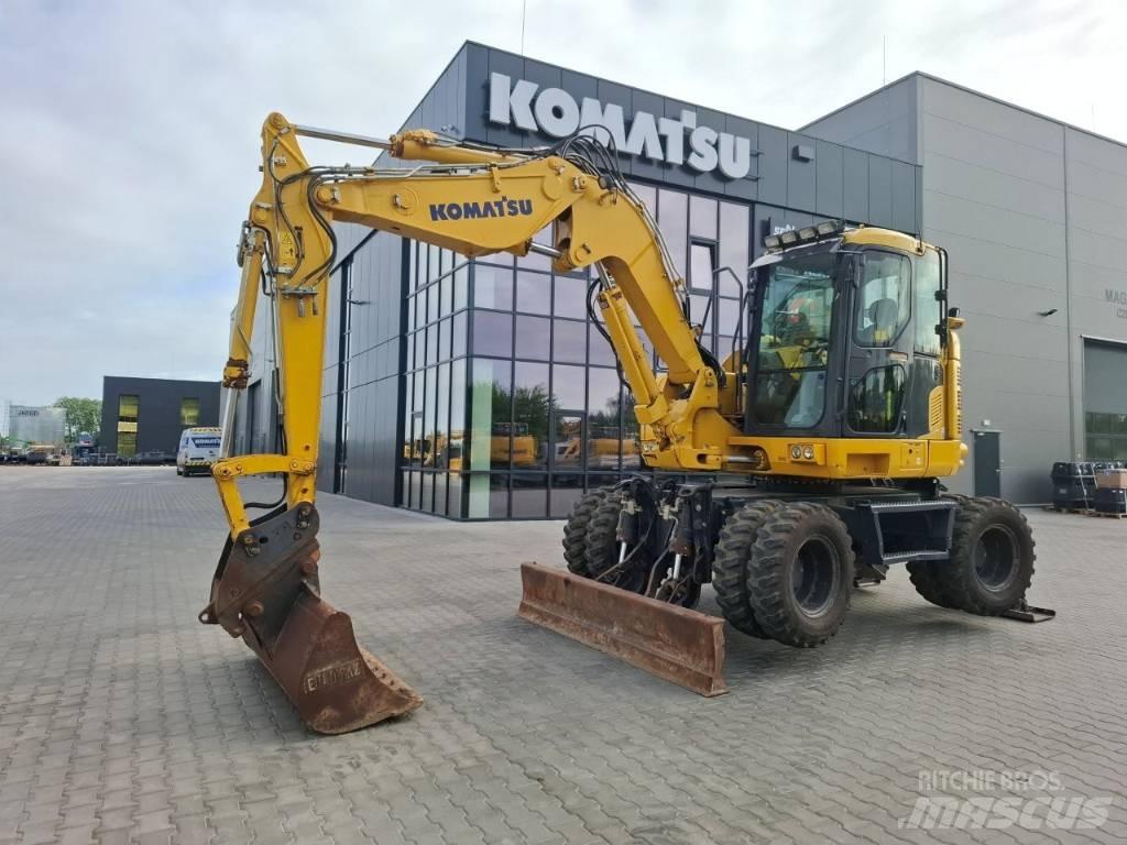 Komatsu PW 118MR-11 Wielgraafmachines