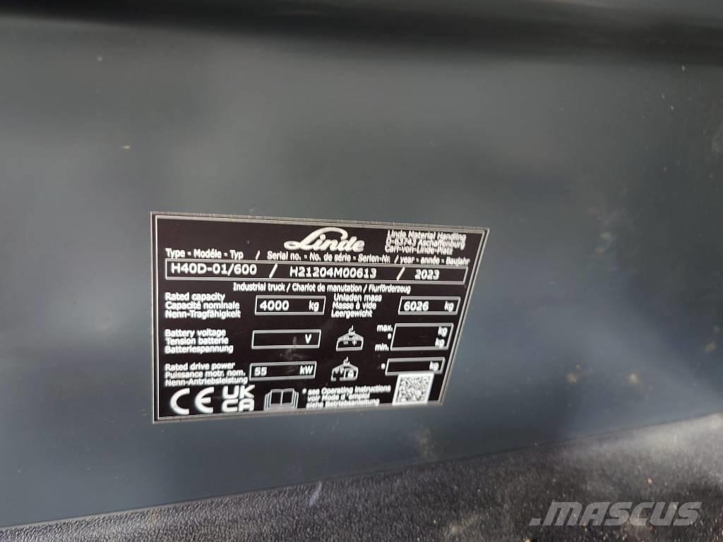 Linde H40D/600/1204 Diesel heftrucks