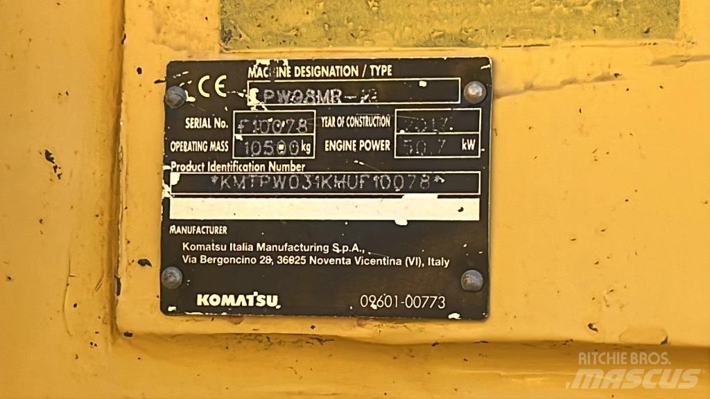 Komatsu PW 98 MR Wielgraafmachines