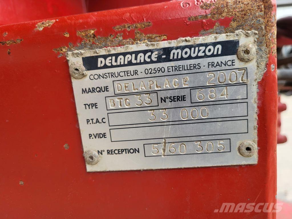 Delaplace 33 ton Kipperaanhangers