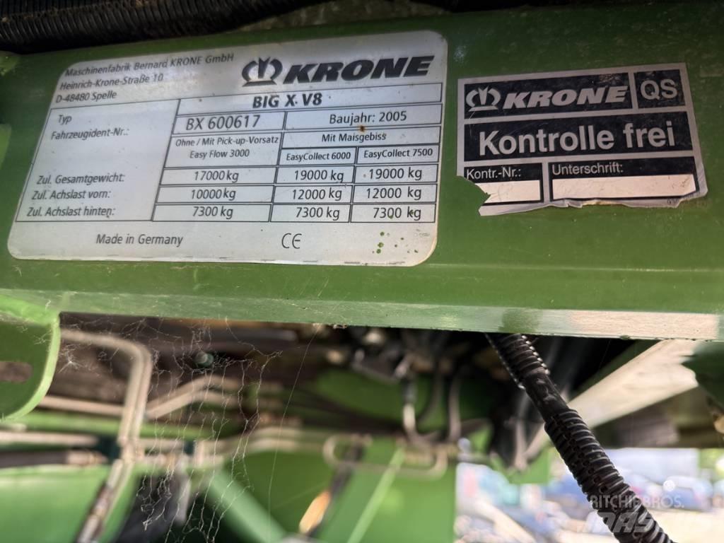 Krone Big X V8 Zelfrijdende veldhakselaars