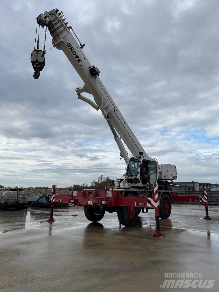 Grove RT 550 E Kranen voor alle terreinen