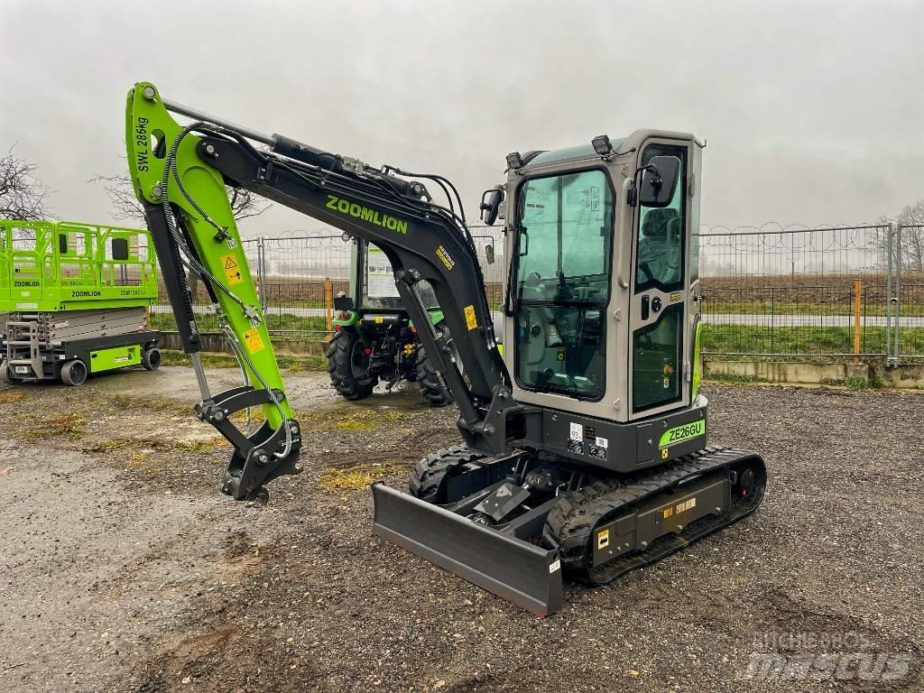 Zoomlion ZE 26 GU Minigraafmachines < 7t