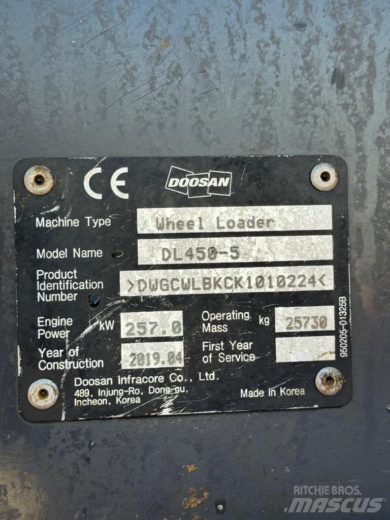 Doosan DL 450-5 Wielladers