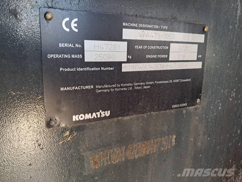 Komatsu WA475-10E0 Wielladers