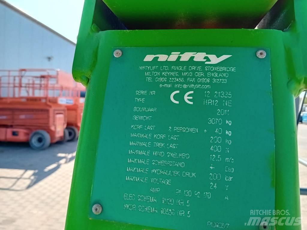 Niftylift HR 12 N E Knikarmhoogwerkers