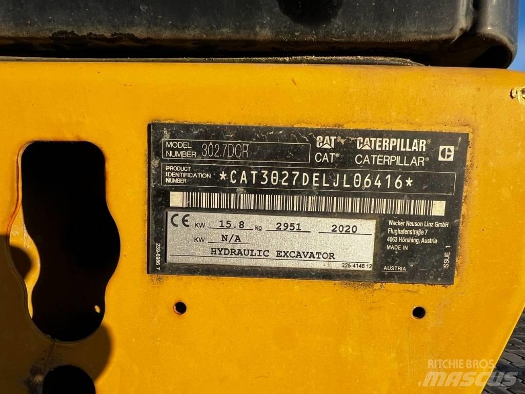 CAT 302.7 DCR Minigraafmachines < 7t