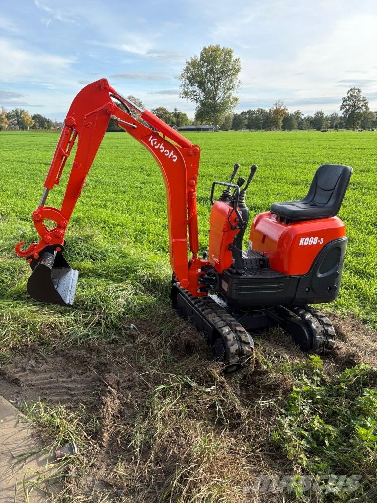 Kubota K 008-3 Minigraafmachines < 7t