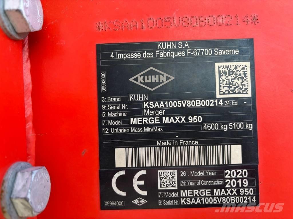 Kuhn Merge Maxx 950 Zwadharken