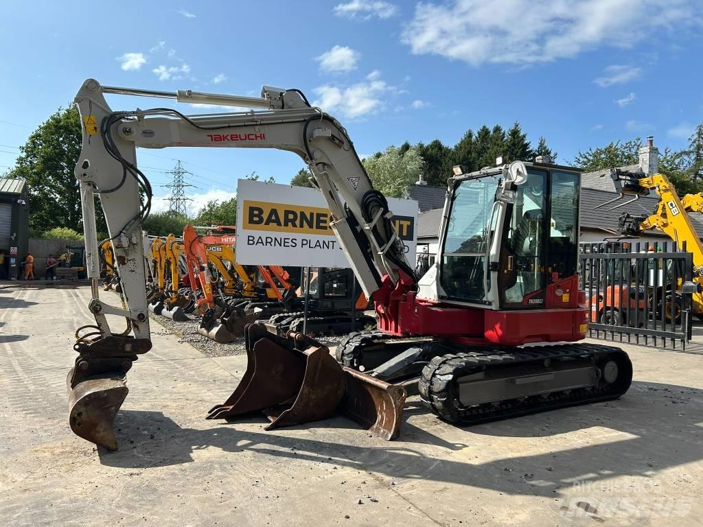 Takeuchi TB 280 FR Midigraafmachines 7t - 12t