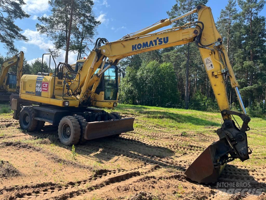 Komatsu PW 160-7 Wielgraafmachines