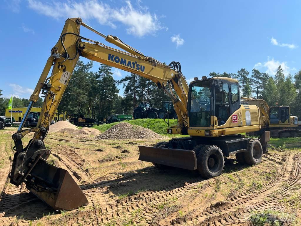 Komatsu PW 160-7 Wielgraafmachines