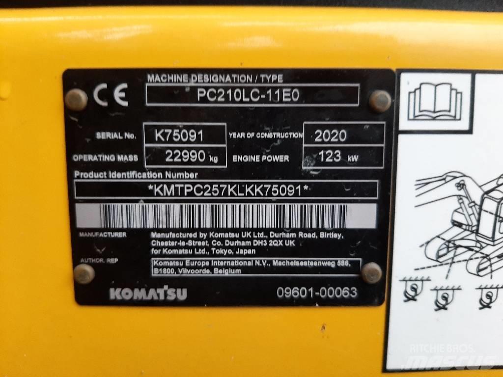 Komatsu PC 210 LC-11 Rupsgraafmachines