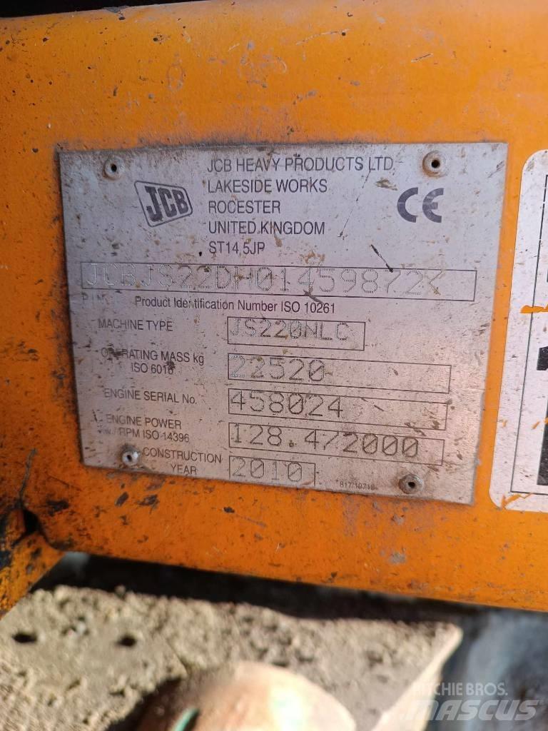 JCB JS 220 N LC Rupsgraafmachines
