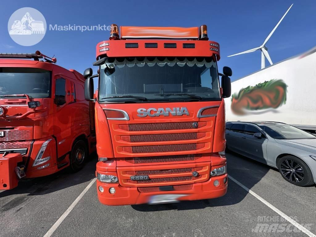 Scania R 520 LB Vrachtwagen met containersysteem