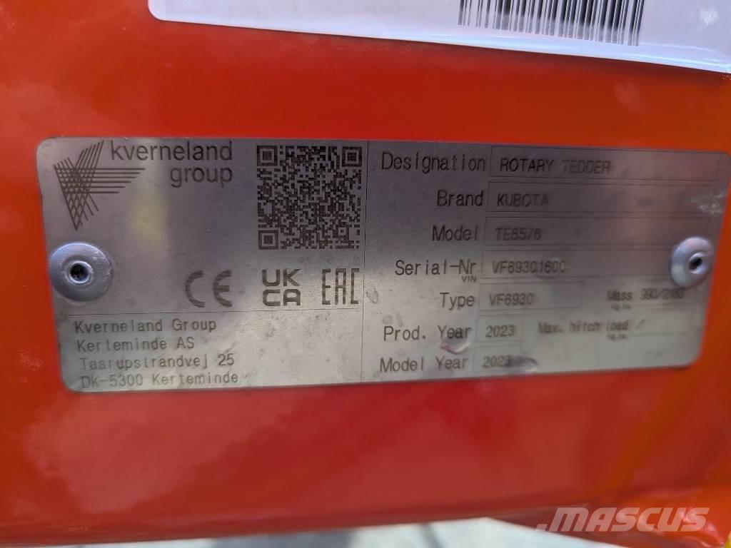 Kubota TE 6576 Hooi en voedermachine accessoires