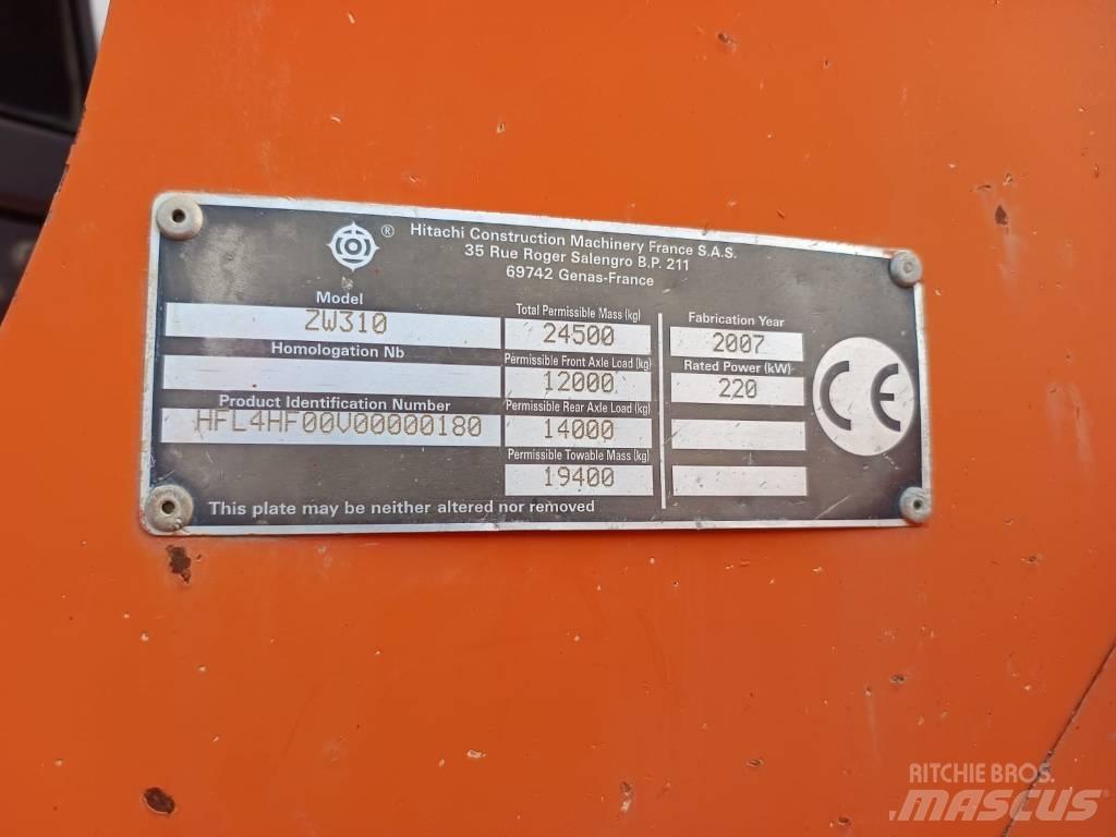 Hitachi ZW 310 Wielladers