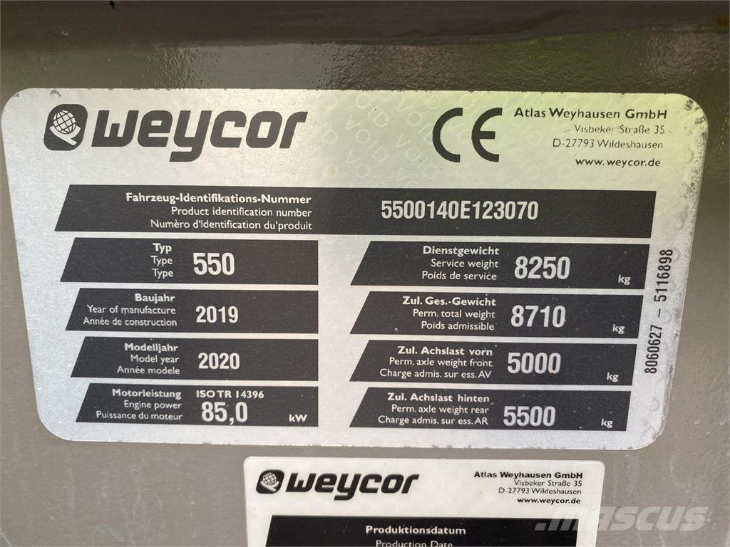 Weycor AR550 HS Schrank- en knikladers