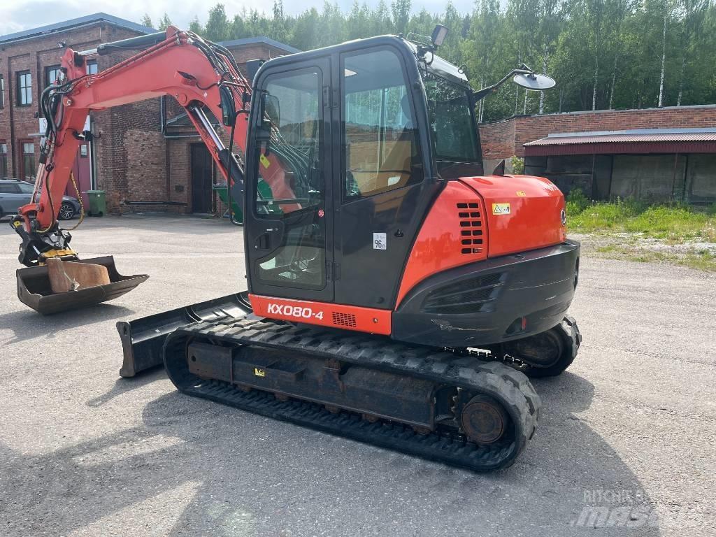 Kubota KX 080-4 Midigraafmachines 7t - 12t