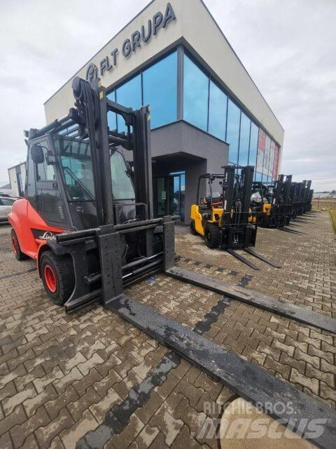 Linde H80T-02/1100 LPG heftrucks