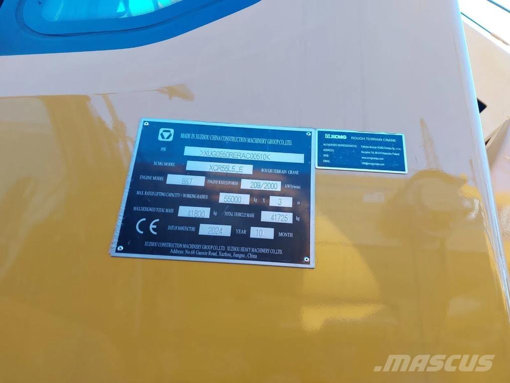 XCMG XCR55L5_E Ruw terrein kranen