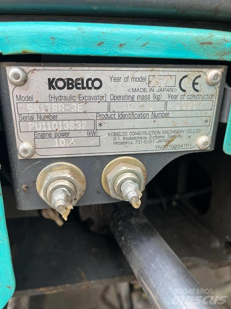 Kobelco SK 17 SR-3E Minigraafmachines < 7t