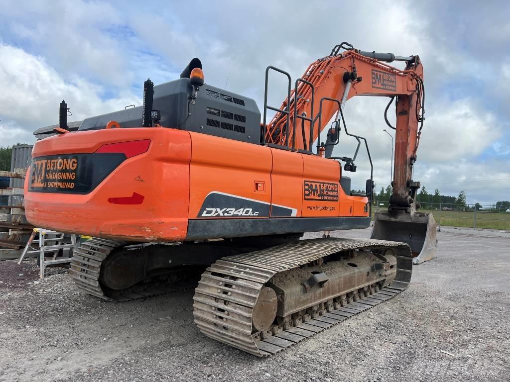 Doosan DX 340 LC-5 Rupsgraafmachines