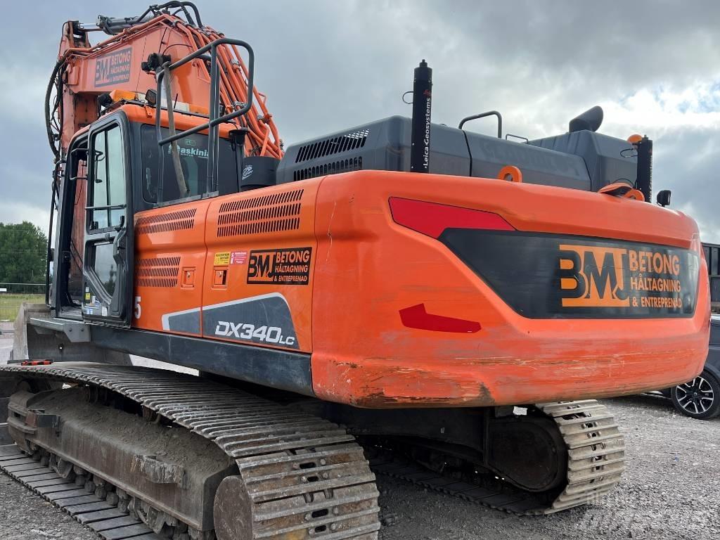Doosan DX 340 LC-5 Rupsgraafmachines