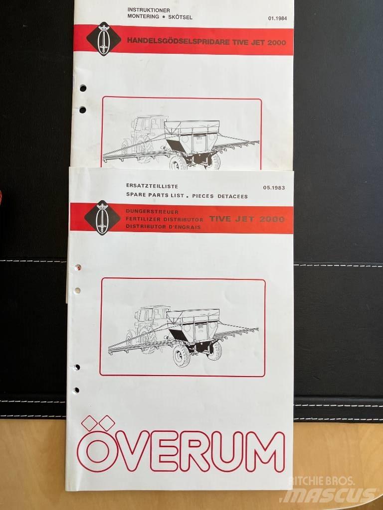Överum Tive Jet 2000 Kunstmeststrooiers