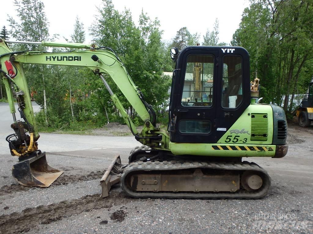 Hyundai Robex 55-3 Minigraafmachines < 7t