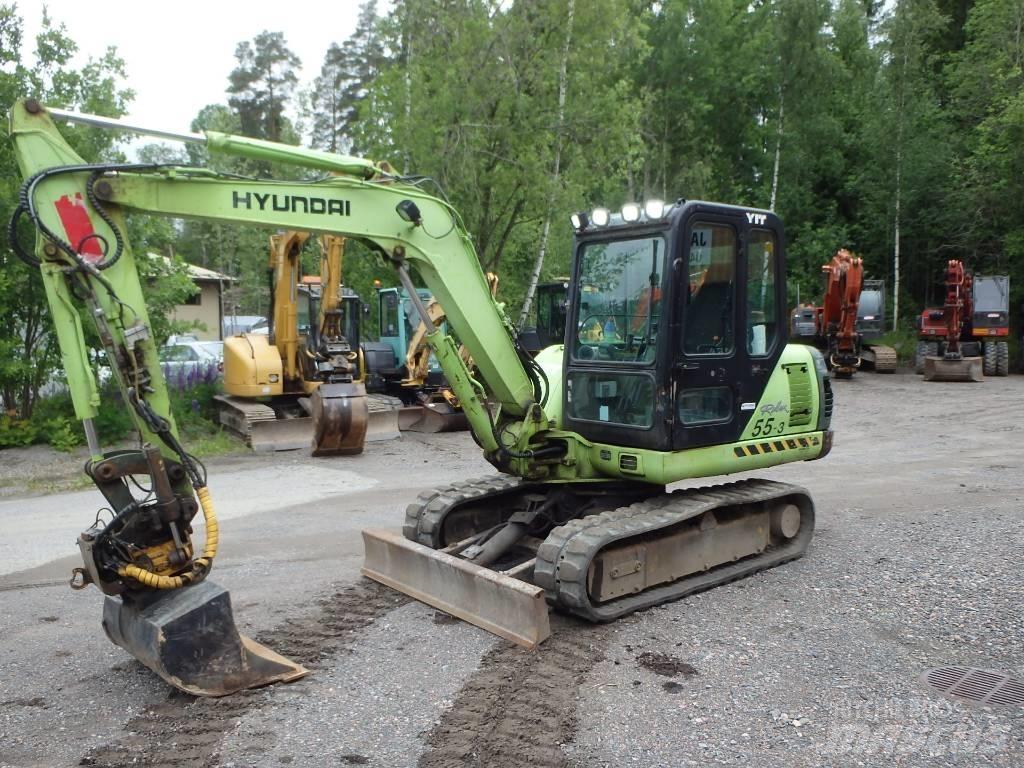 Hyundai Robex 55-3 Minigraafmachines < 7t