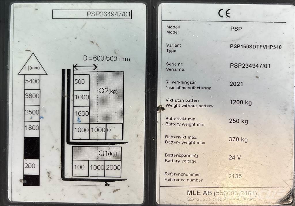 Atlet PSP160 Zelfrijdende stapelaars