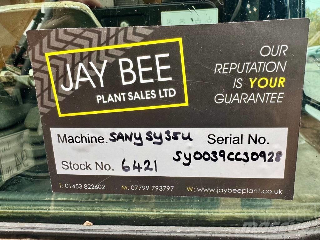 Sany SY 35 U Minigraafmachines < 7t