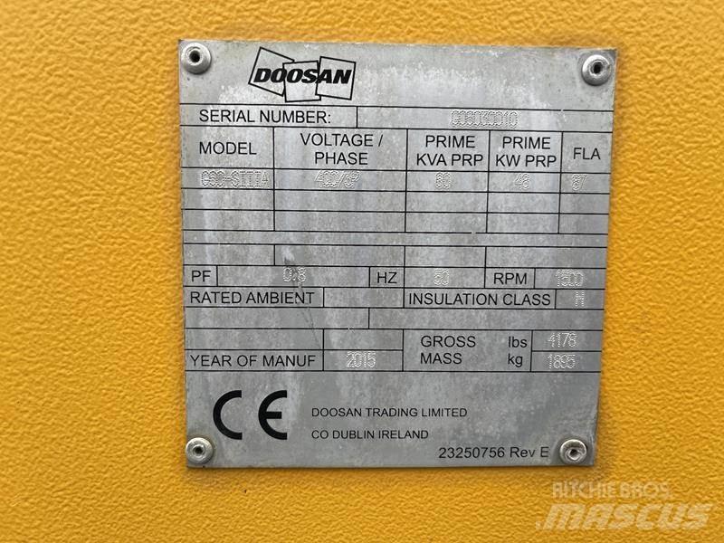 Doosan G 60 Diesel generatoren