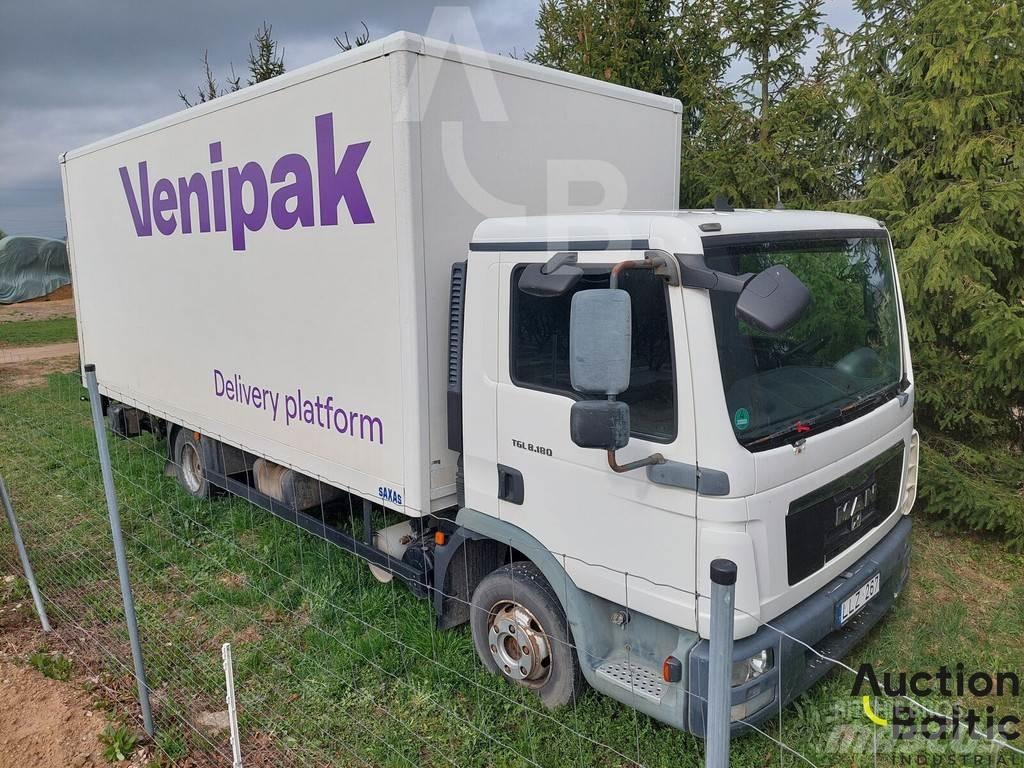 MAN TGL8.180 Bakwagens met gesloten opbouw