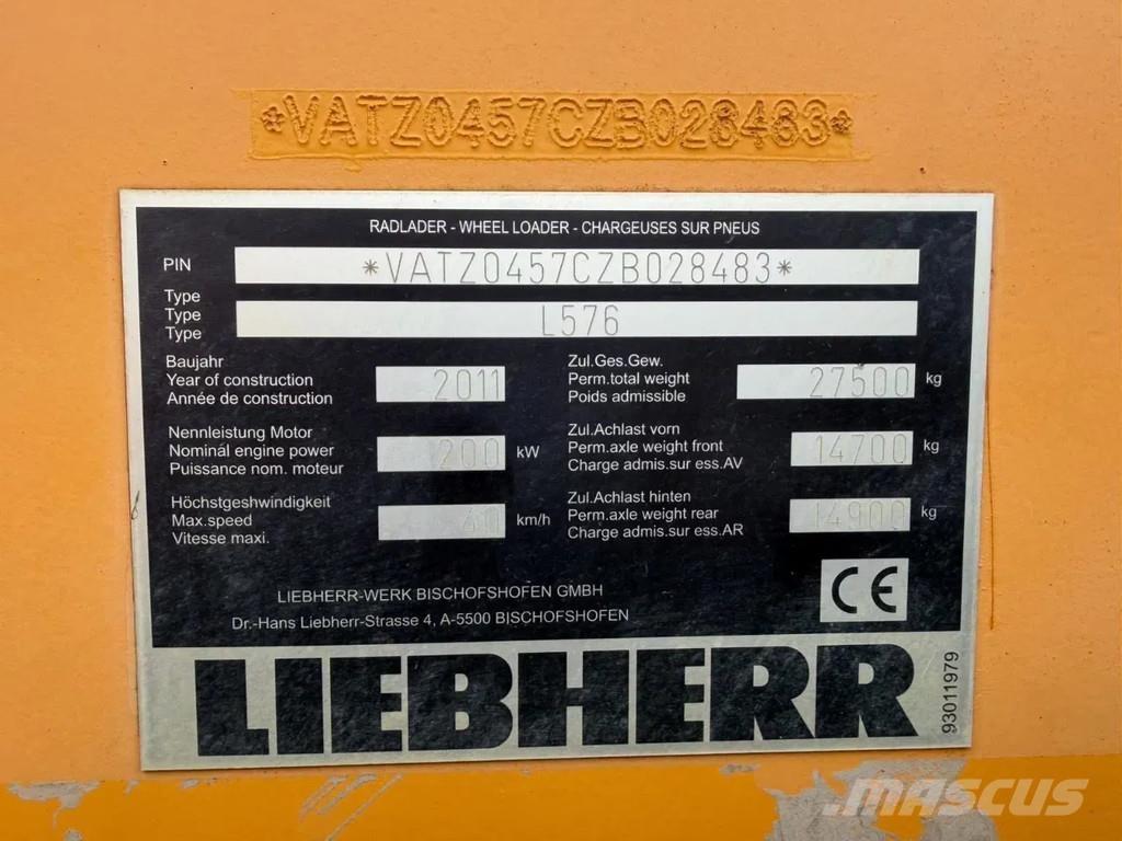 Liebherr L576 Wielladers