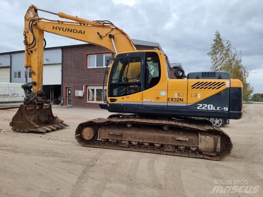 Hyundai R 220 LC-9 A Rupsgraafmachines