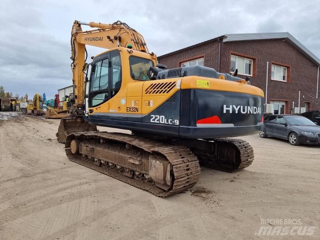 Hyundai R 220 LC-9 A Rupsgraafmachines