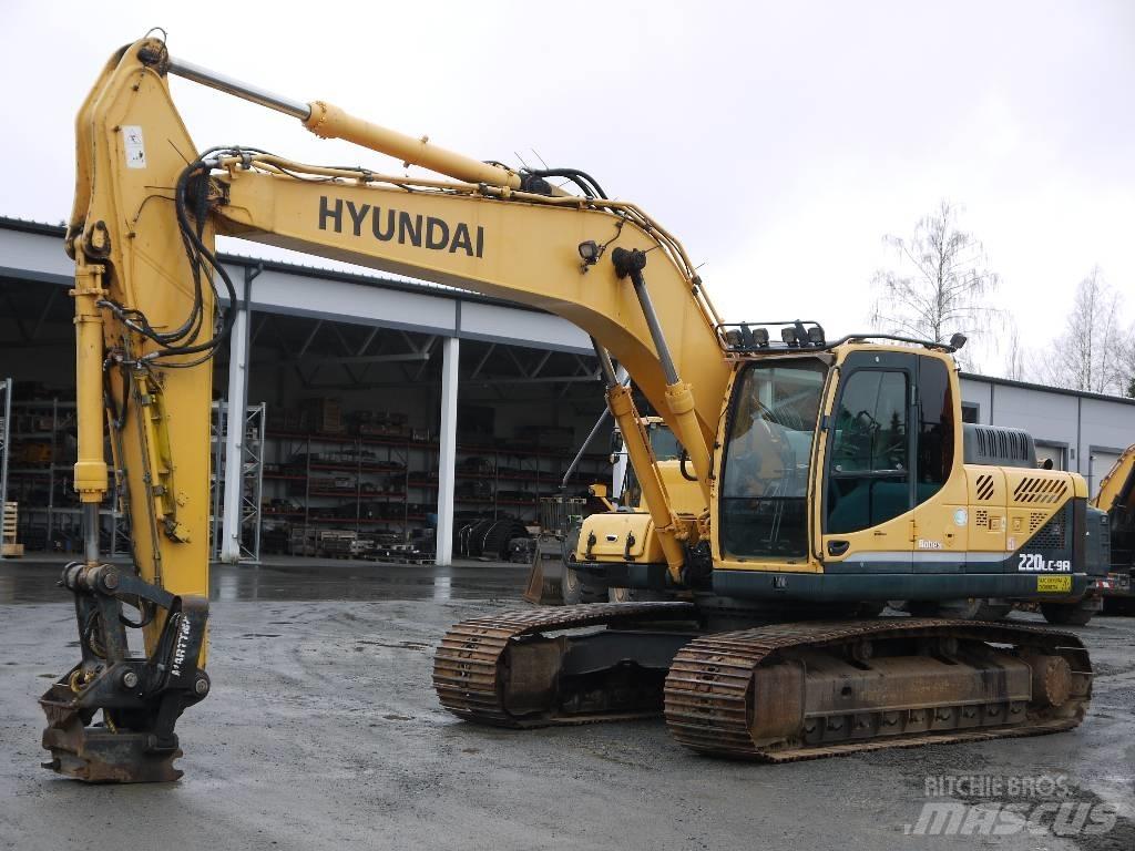 Hyundai R 220 LC-9A Rupsgraafmachines