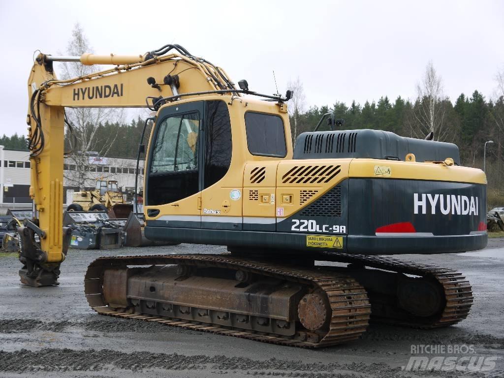 Hyundai R 220 LC-9A Rupsgraafmachines