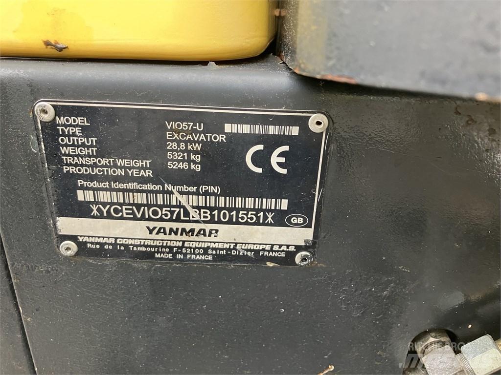 Yanmar Vio 57 U Minigraafmachines < 7t