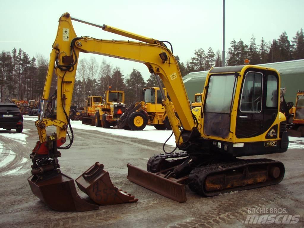 Hyundai Robex 55-7 Minigraafmachines < 7t