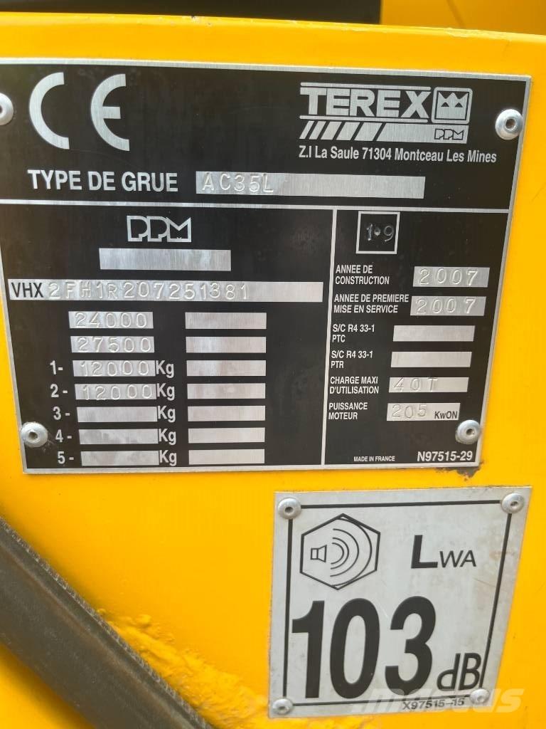 Terex Demag AC 35-L Ruw terrein kranen