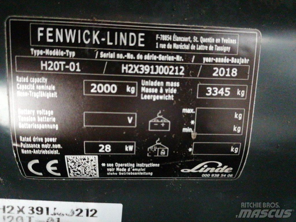 Linde H20T-01 LPG heftrucks