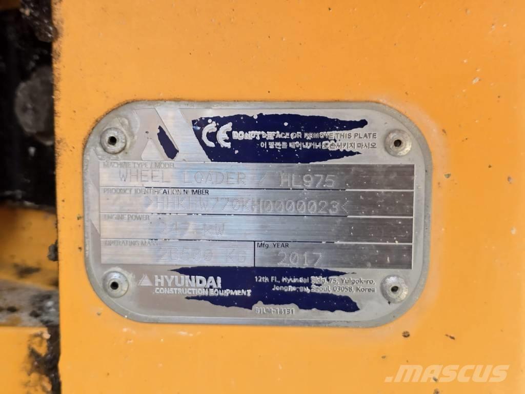 Hyundai HL 975 Wielladers