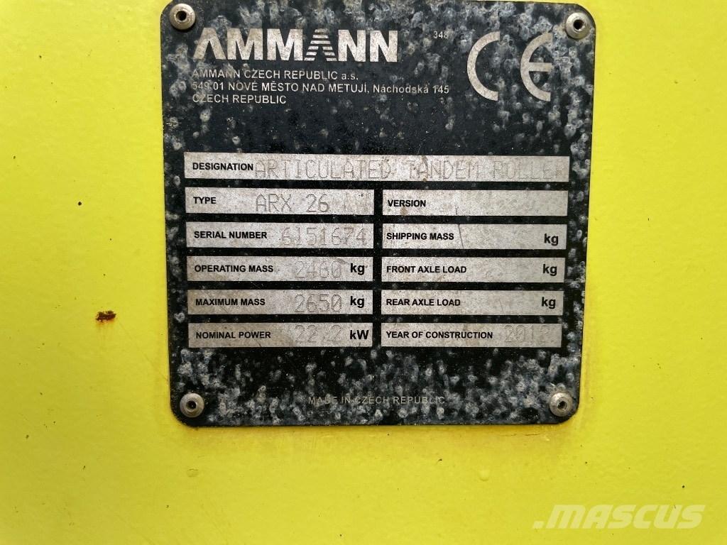 Ammann ARX 26 Duowalsen