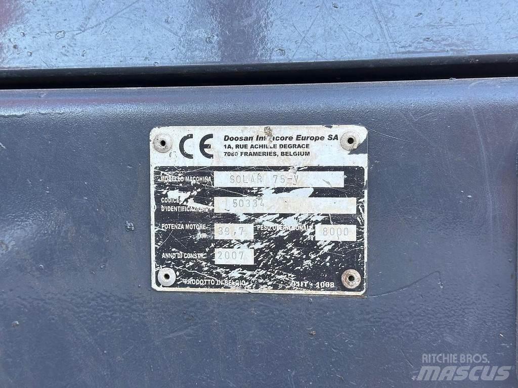 Doosan SOLAR 75V Midigraafmachines 7t - 12t